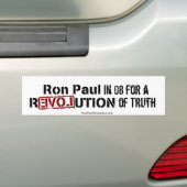 Ron Paul 08 Bumpersticker (Op auto)