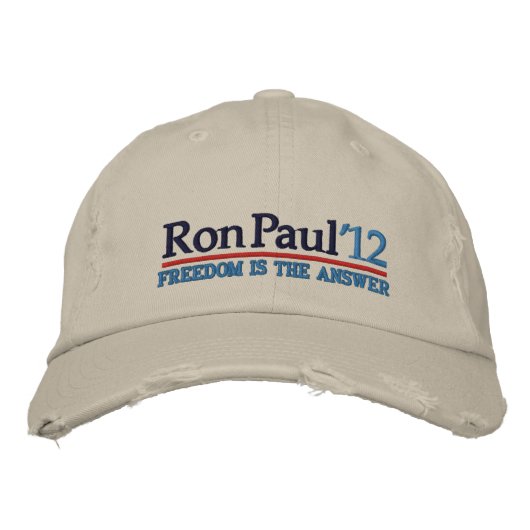 Ron Paul ’12 Campagnestijl Pet (Voorkant)