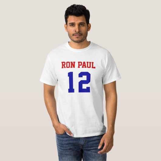 RON PAUL 12 VALUE T-SHIRT (Voorkant volledig)