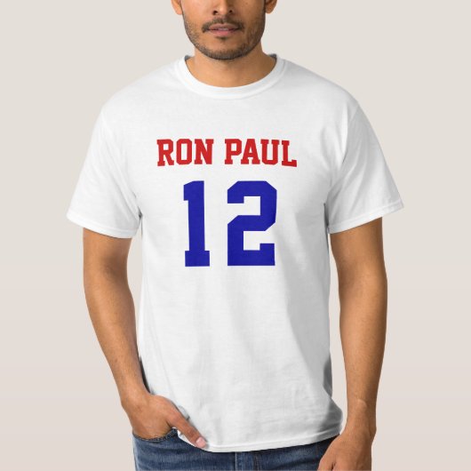RON PAUL 12 VALUE T-SHIRT (Voorkant)