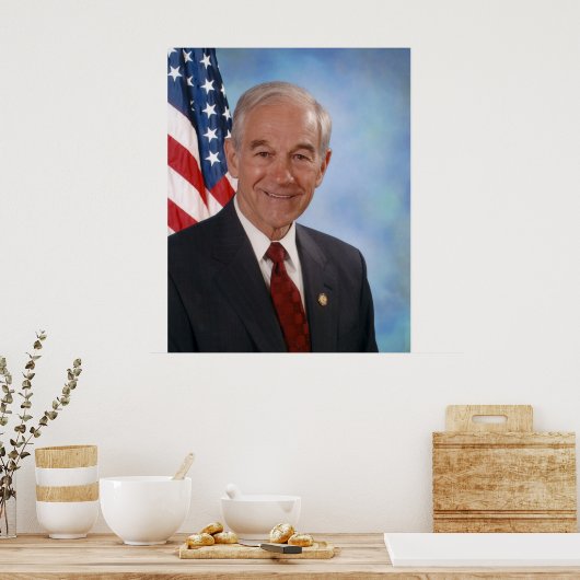 Ron Paul 2007 Congresfoto Poster (Keuken)