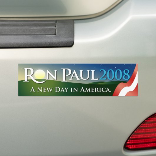 Ron Paul 2008 Bumpersticker (Op auto)