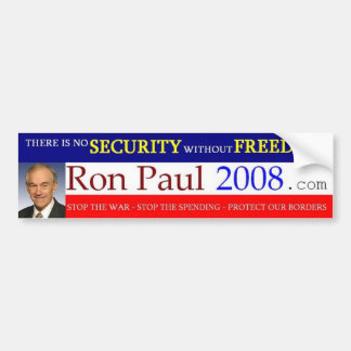 Ron Paul 2008 Bumpersticker