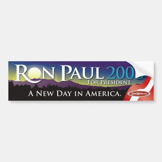 Ron Paul 2008 Bumpersticker (Voorkant)