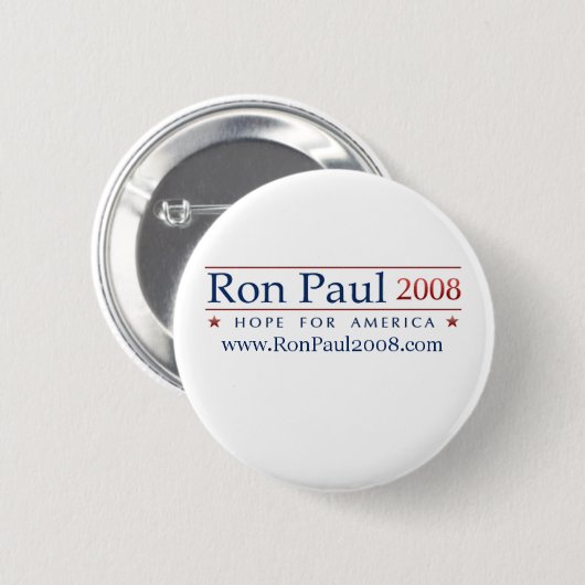 Ron Paul 2008 Button (Voorkant /achterkant)