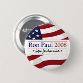 Ron Paul 2008 Button (Voorkant /achterkant)