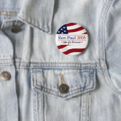 Ron Paul 2008 Button (In situ)
