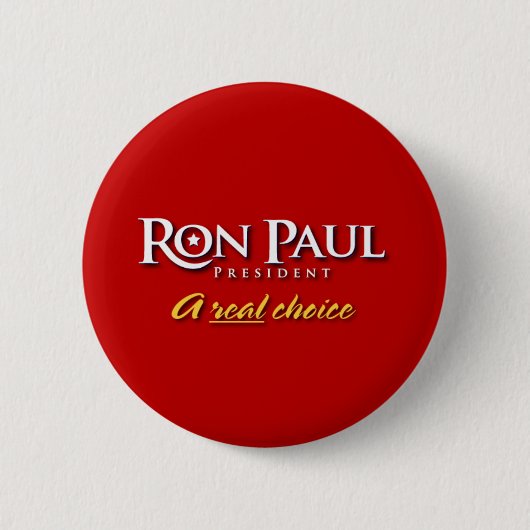 Ron Paul 2008 Campaign Button (Voorkant)