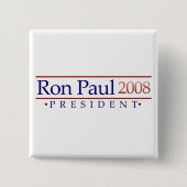 Ron Paul 2008 Presidentiële Button (Voorkant)