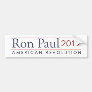 Ron Paul 2012 Amerikaanse Revolutie Bumpersticker