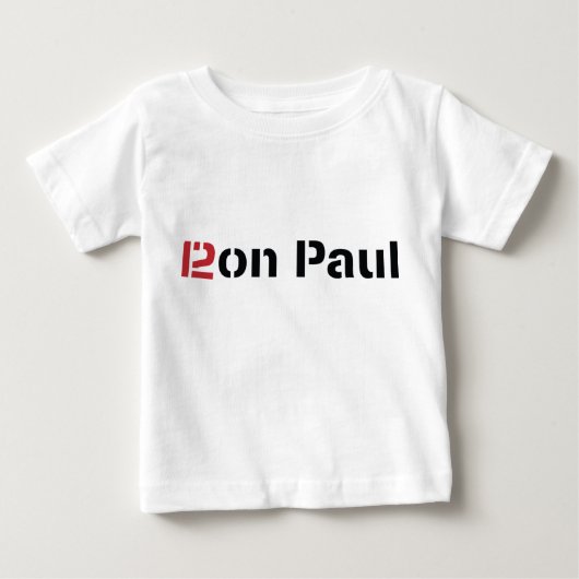 Ron Paul 2012 Baby T-Shirt (Voorkant)