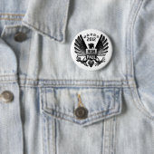 Ron Paul 2012 Black Eagle Ronde Button 5,7 Cm (In situ)