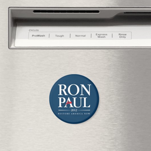 Ron Paul 2012 (blauw) Magneet (Insitu (Vaatwasser))