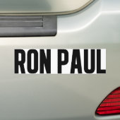 Ron Paul 2012 bumpersticker (Op auto)