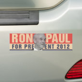 Ron Paul 2012 Bumpersticker (Op auto)
