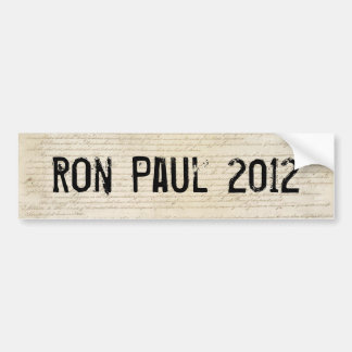 Ron Paul 2012 Bumpersticker