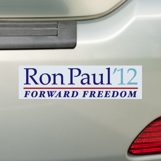 Ron Paul 2012 Bumpersticker (Op auto)