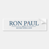 Ron Paul 2012 Bumpersticker (Voorkant)