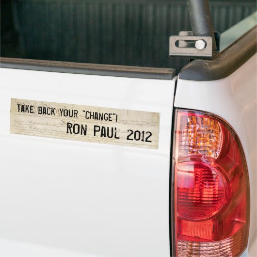 Ron Paul 2012 Bumpersticker (Op Truck)
