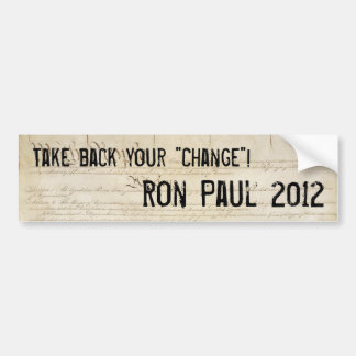 Ron Paul 2012 Bumpersticker