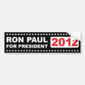 Ron Paul 2012 Bumpersticker (Voorkant)