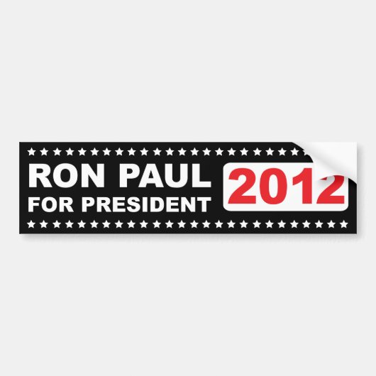 Ron Paul 2012 Bumpersticker (Voorkant)