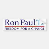 Ron Paul 2012 Bumpersticker (Voorkant)