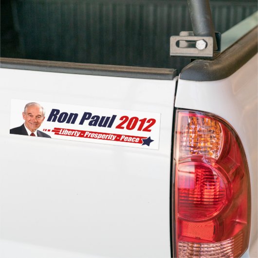 Ron Paul 2012 Bumpersticker (Op Truck)