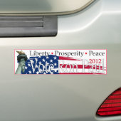 Ron Paul 2012 Bumpersticker (Op auto)