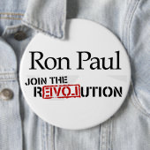 Ron Paul 2012 Button (In situ)