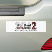 Ron Paul 2012 Campaign Bumpersticker (Op auto)