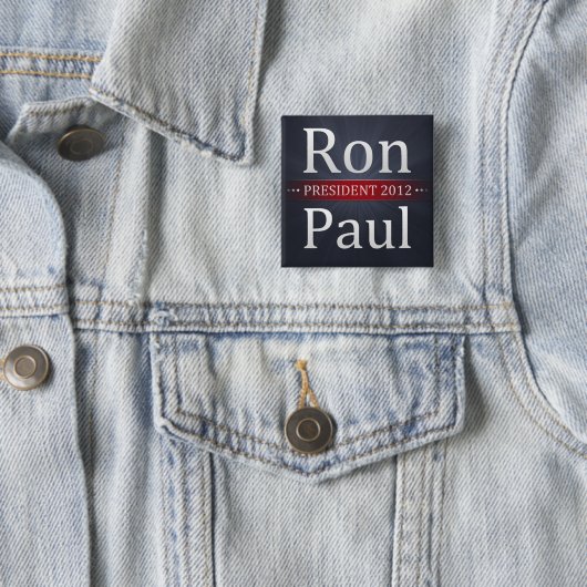 Ron Paul 2012 Campaign Button (In situ)