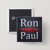 Ron Paul 2012 Campaign Button (Voorkant /achterkant)