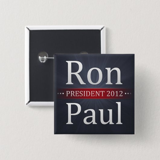 Ron Paul 2012 Campaign Button (Voorkant /achterkant)