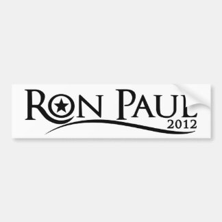 Ron Paul 2012 Curve Bumpersticker
