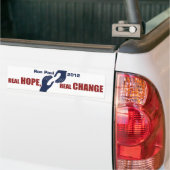 Ron Paul 2012: Echte hoop, echte verandering Bumpersticker (Op Truck)