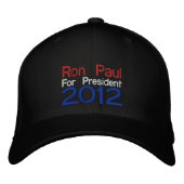 Ron Paul 2012 geborduurd Pet (Voorkant)