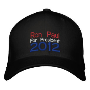 Ron Paul 2012 geborduurd Pet