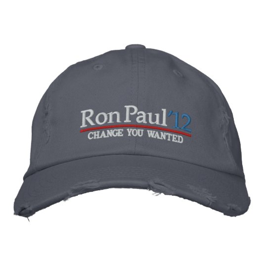 Ron Paul 2012 geborduurde Petten (Voorkant)