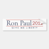 ron_paul_2012_Geef_me_liberty Bumpersticker (Voorkant)