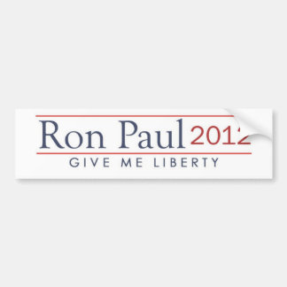 ron_paul_2012_Geef_me_liberty Bumpersticker