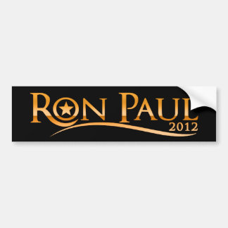 Ron Paul 2012 (Golden) Bumpersticker
