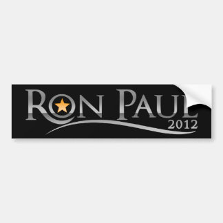 Ron Paul 2012 Goldstar Bumpersticker