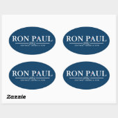 Ron Paul 2012 - Herstel Amerika nu Ovale Sticker (Vel)
