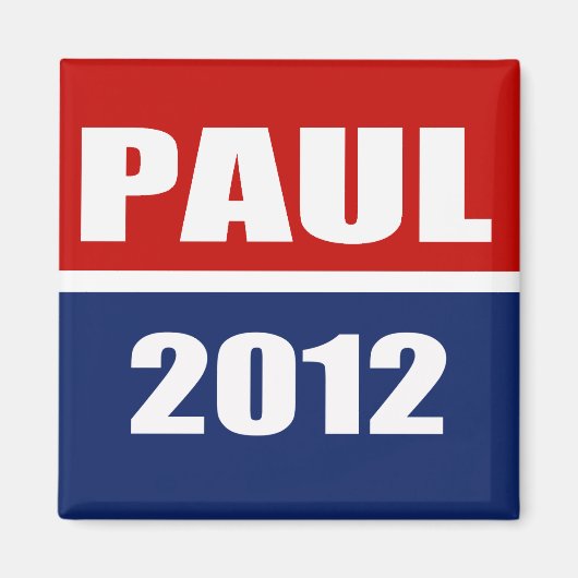 RON PAUL 2012 MAGNEET (Voorkant)