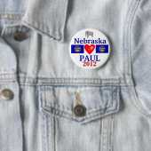 Ron Paul 2012 Nebraska Ronde Button 5,7 Cm (In situ)