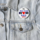 Ron Paul 2012 New York Ronde Button 5,7 Cm (In situ)