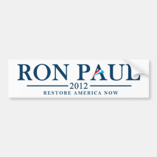 Ron Paul 2012 - Nu Amerika herstellen Bumpersticker