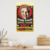 Ron Paul 2012 Poster (Keuken)