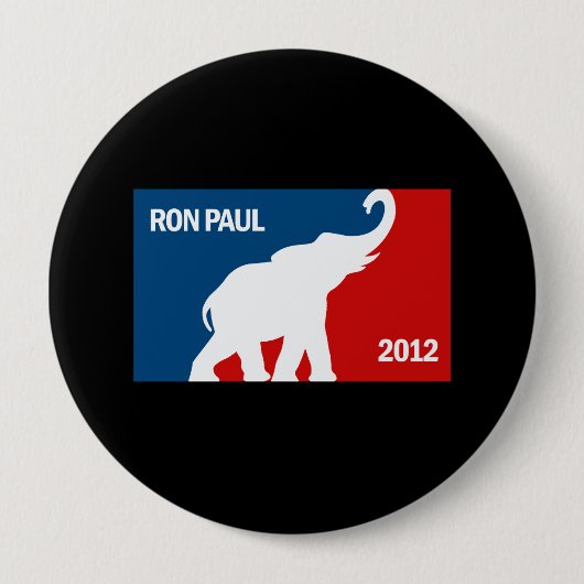 RON PAUL 2012 PRO RONDE BUTTON 4,0 CM (Voorkant)